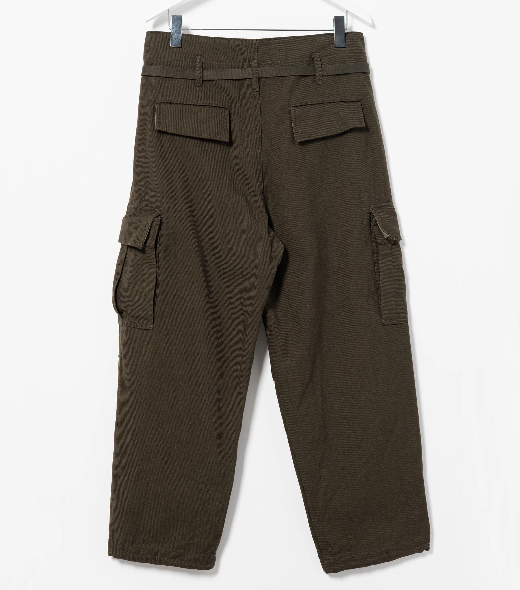 Flexible Knee Panels MachineWashable Wool Cargo Pant (Olive)