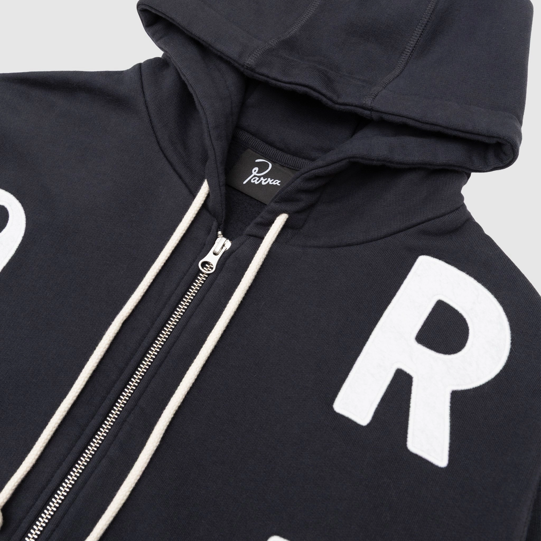WORD SALAD ZIP HOODED SWEATSHIRT