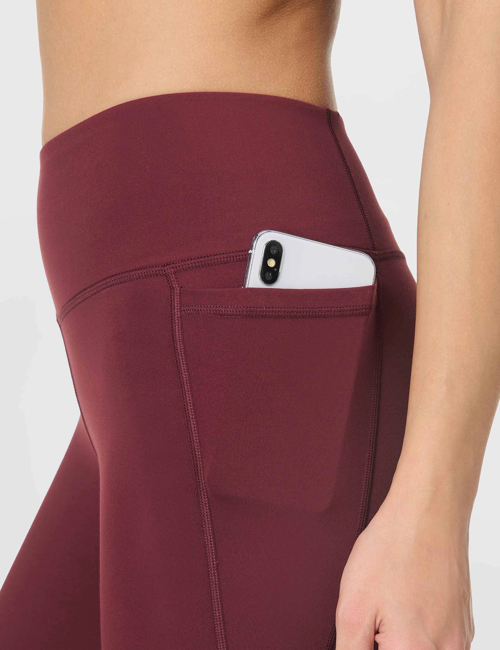 Hiking Trail Pro Athlete Ultimate Studio 7/8 Legging - Garnet Red