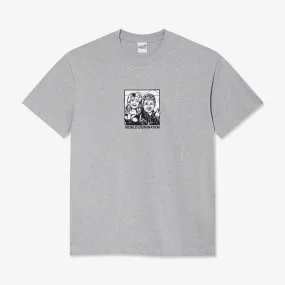 World Domination Tee Anti Pilling Finish