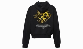 World Wide Over Hoodie "Black / Yellow"