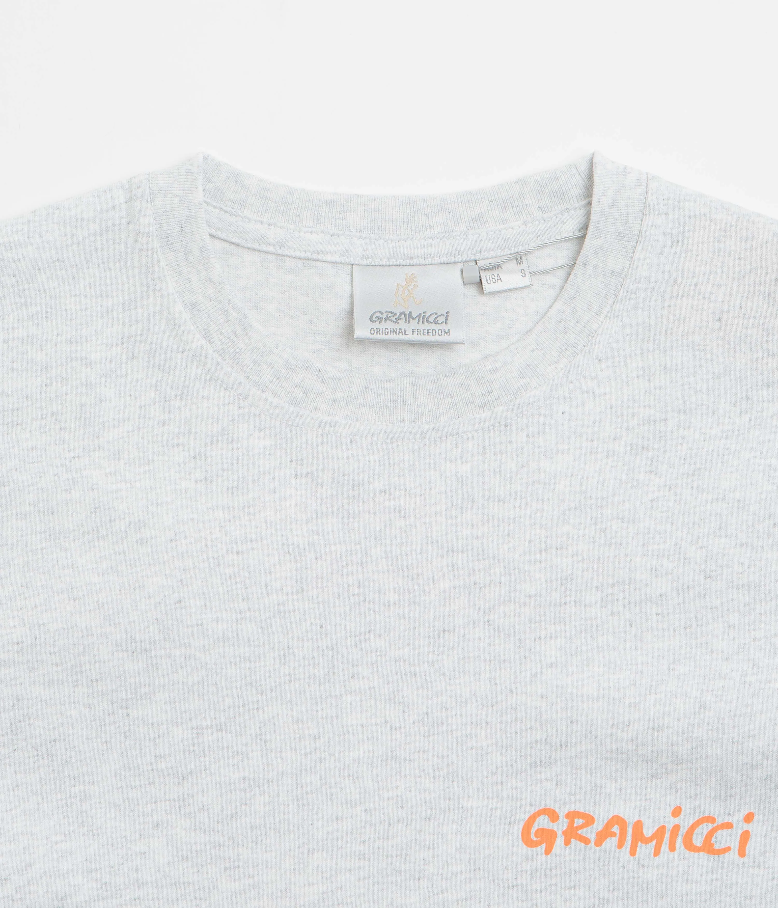 Gramicci Stonehenge T-Shirt - Grey Heather Recycled Material
