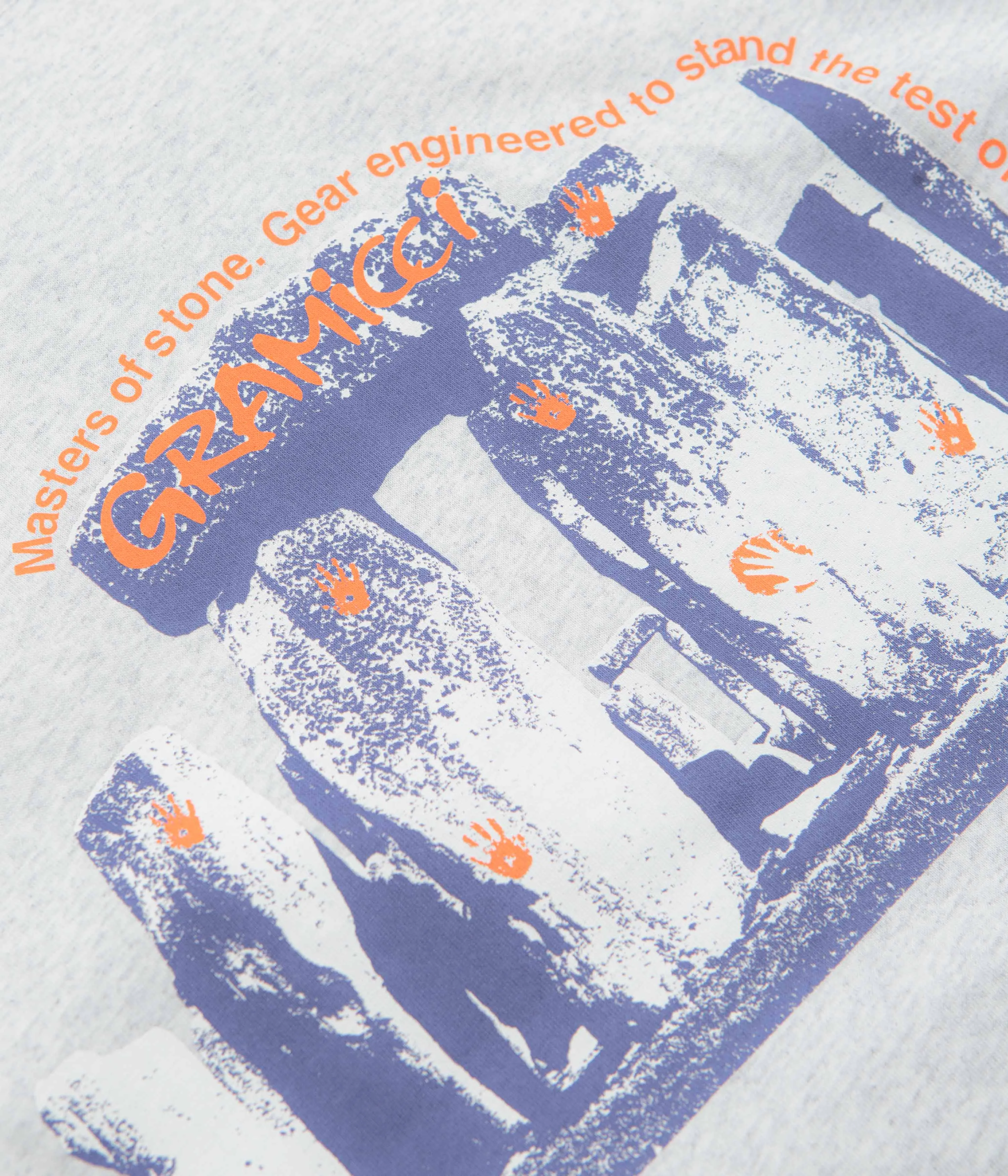 Gramicci Stonehenge T-Shirt - Grey Heather skiing venue
