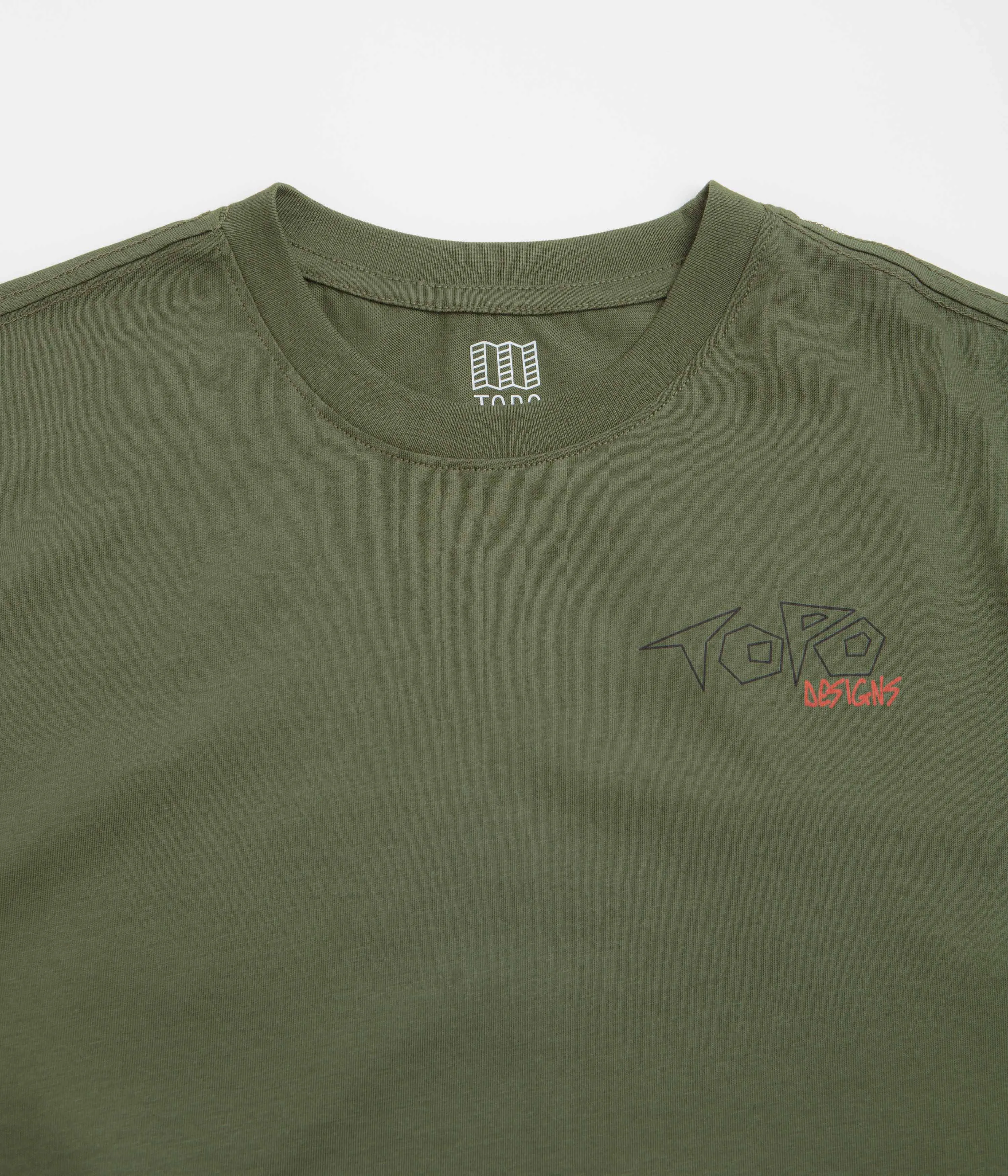 Lightweight Jersey Knit Topo Designs Perspective T-Shirt - Beetle