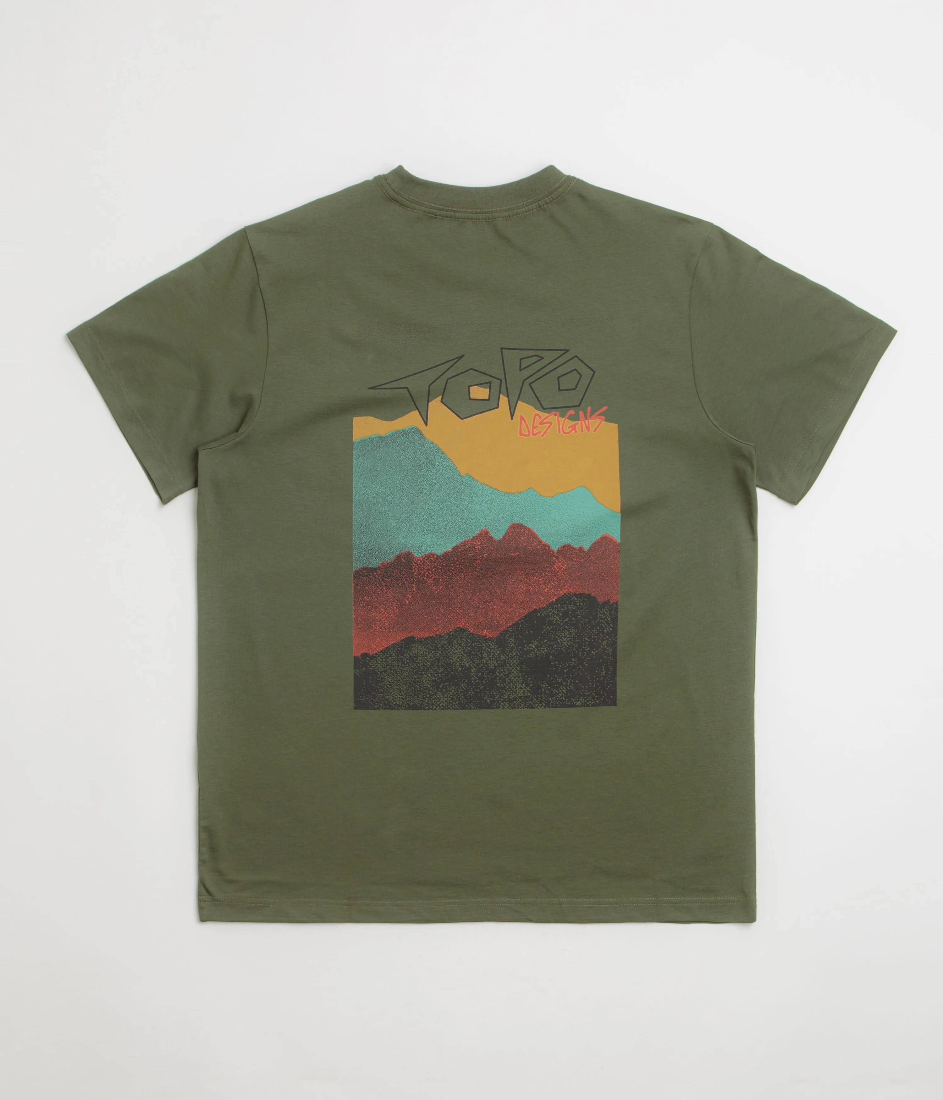 Topo Designs Perspective T-Shirt - Beetle pleats