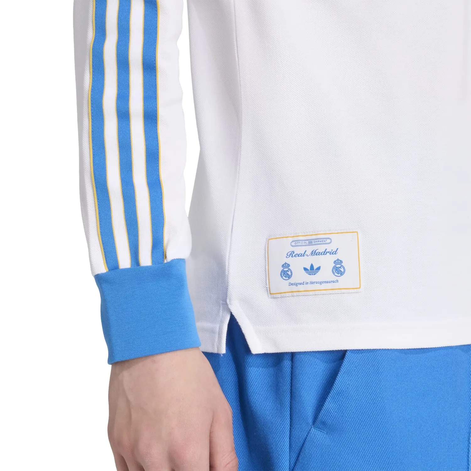 Shimmer Core AbrasionResistant Fabric Real Madrid Icon LS Polo -Mens