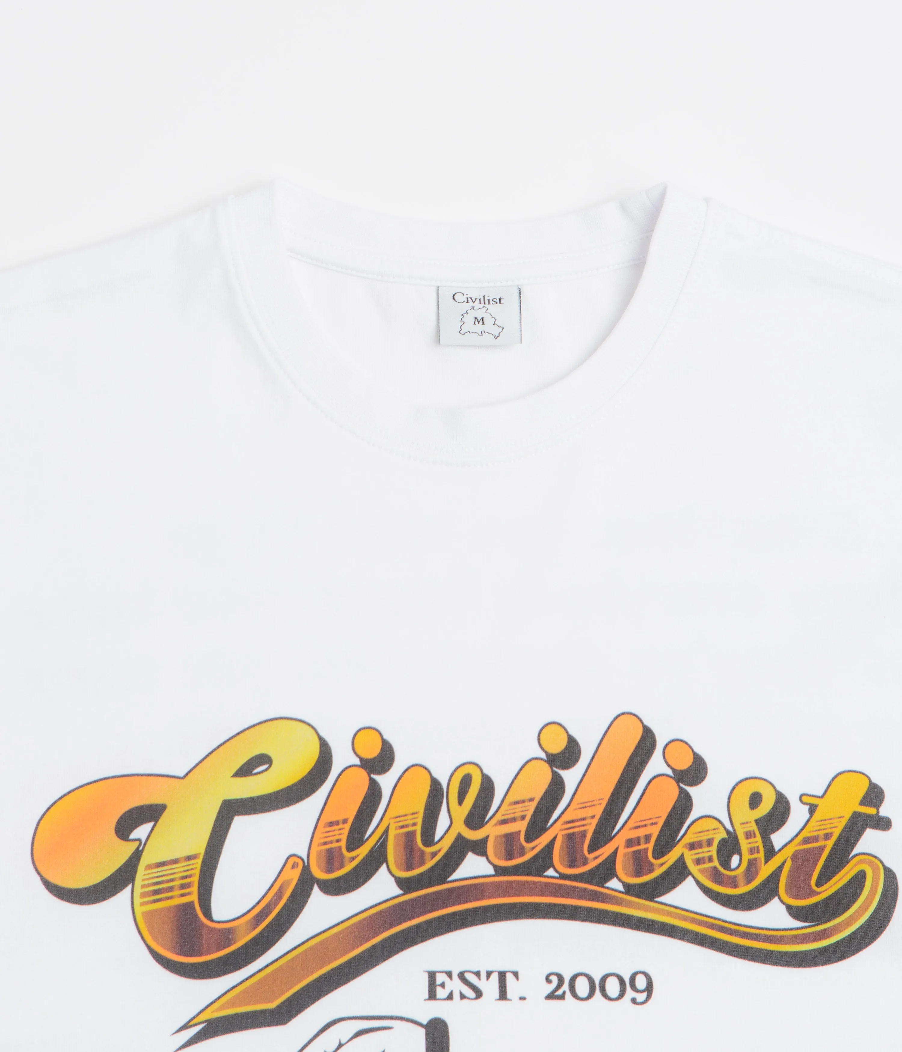running venue boat event Civilist Cheers T-Shirt - White