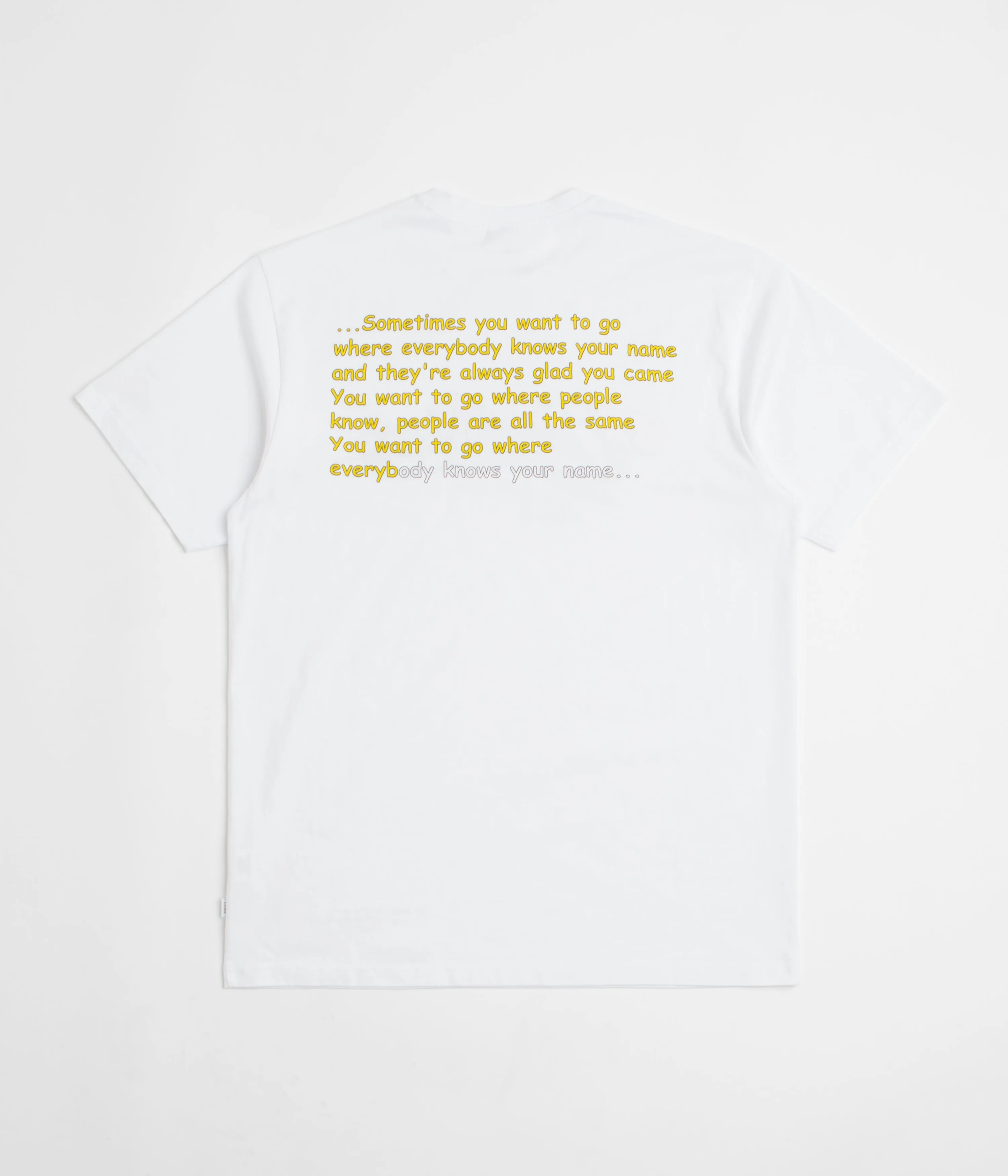plane event indoor climate Civilist Cheers T-Shirt - White