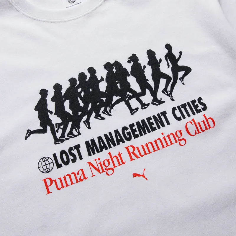 Lost Management Cities x Puma Graphic Tee - White Pastel Colors