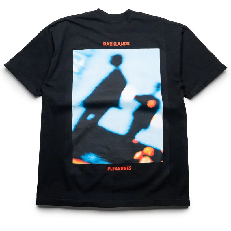 Pleasures Darklands Tee - Black pants silhouette Sports use