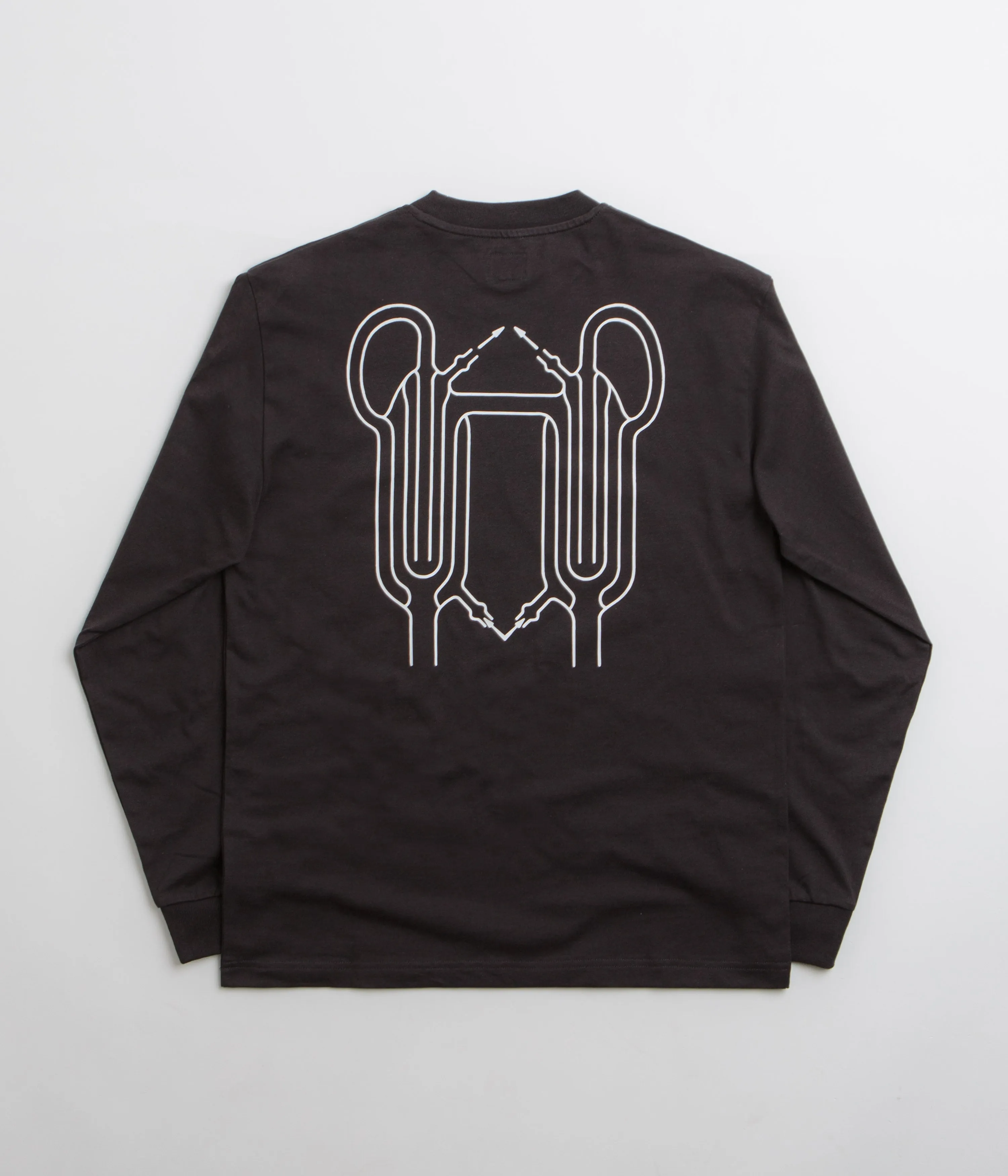 The Trilogy Tapes Winter Glassworks Long Sleeve T-Shirt - Black theater venue