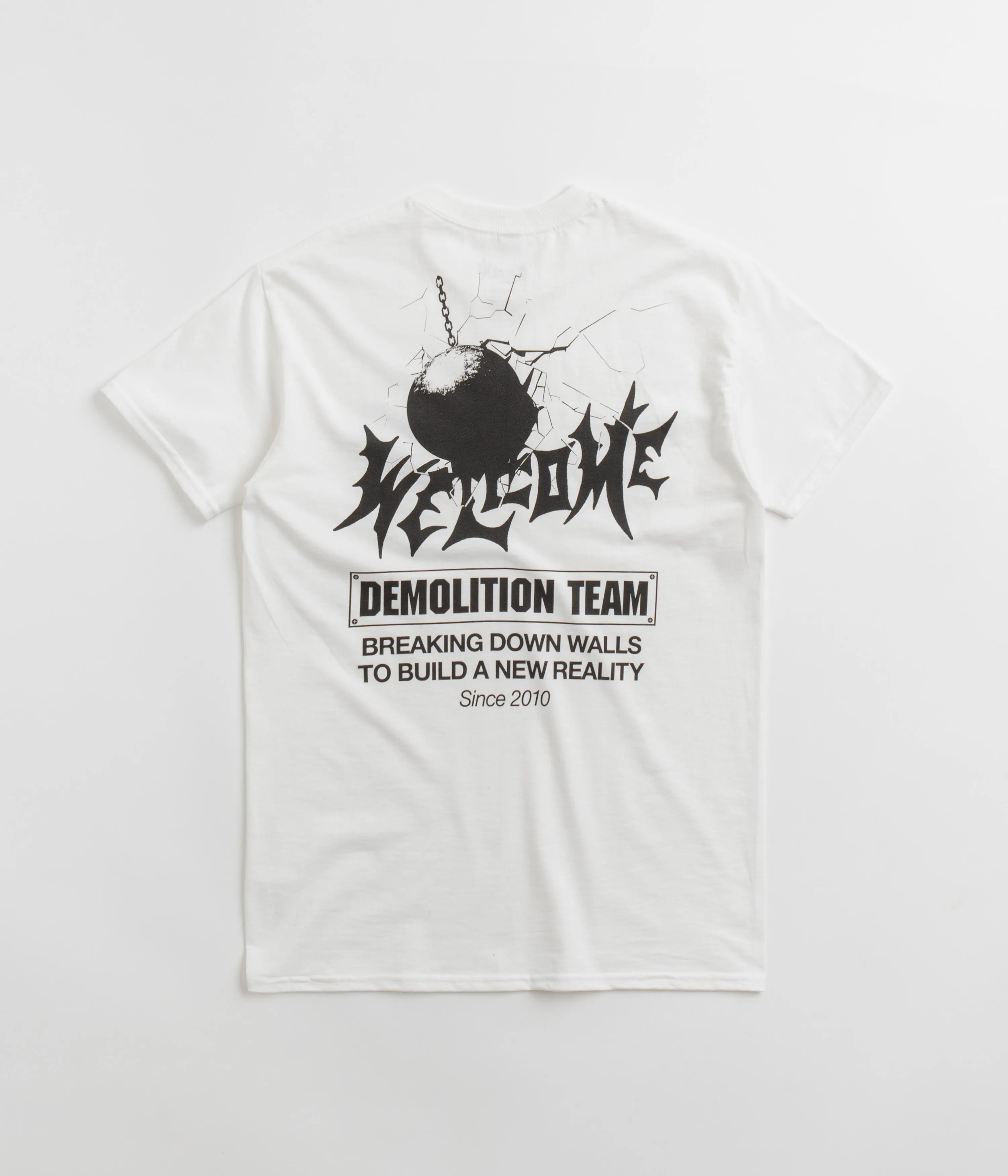 bus venue Welcome Demolition T-Shirt - White