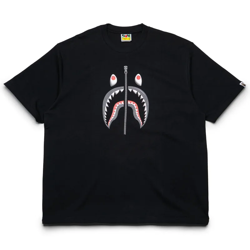A Bathing Ape 3D Shark Tee - Black Formal Occasion Pin