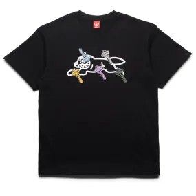 Spring Wear Ice Cream Homes Tee - Black