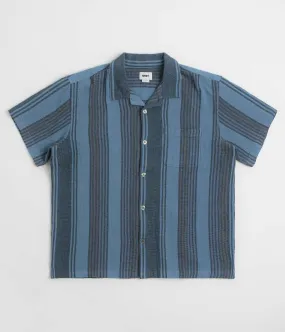 Obey Frazer Short Sleeve Shirt - Black Multi Eco friendly materials
