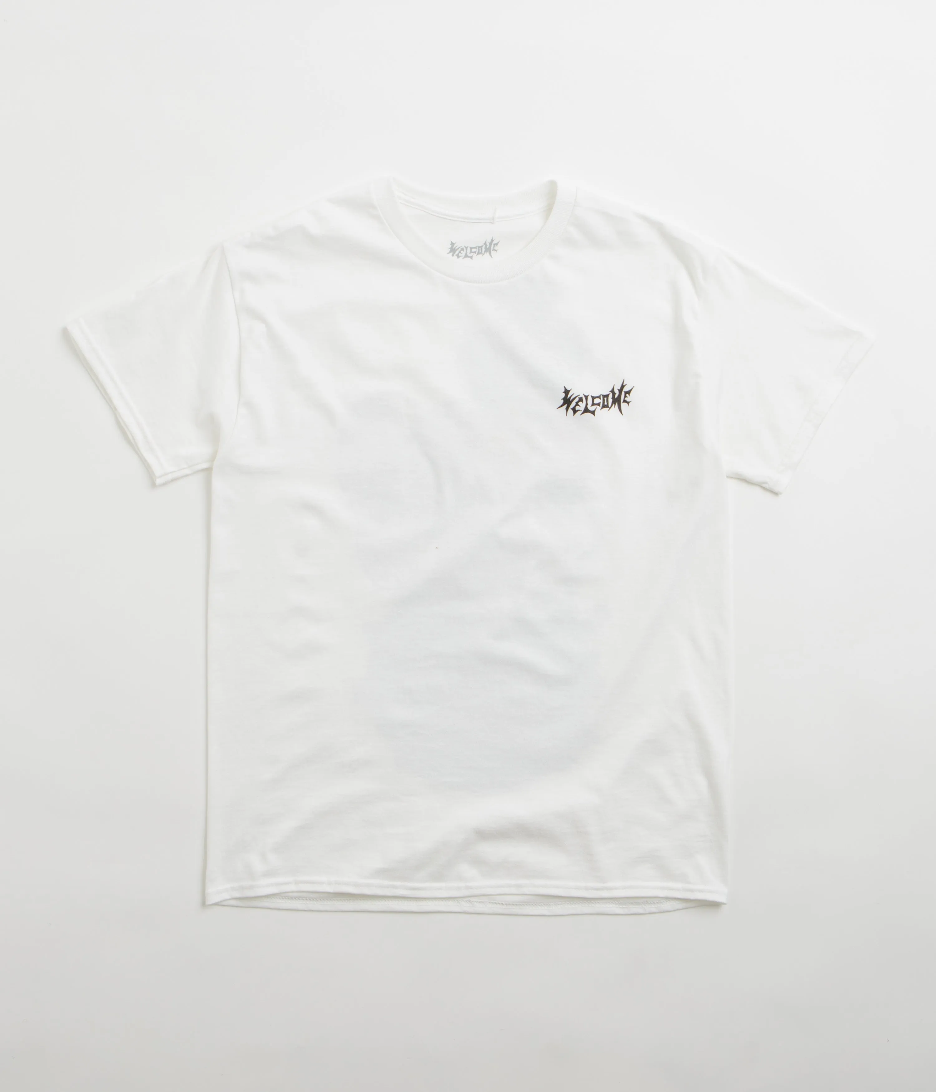 ruffles long hem Welcome Unchained T-Shirt - White