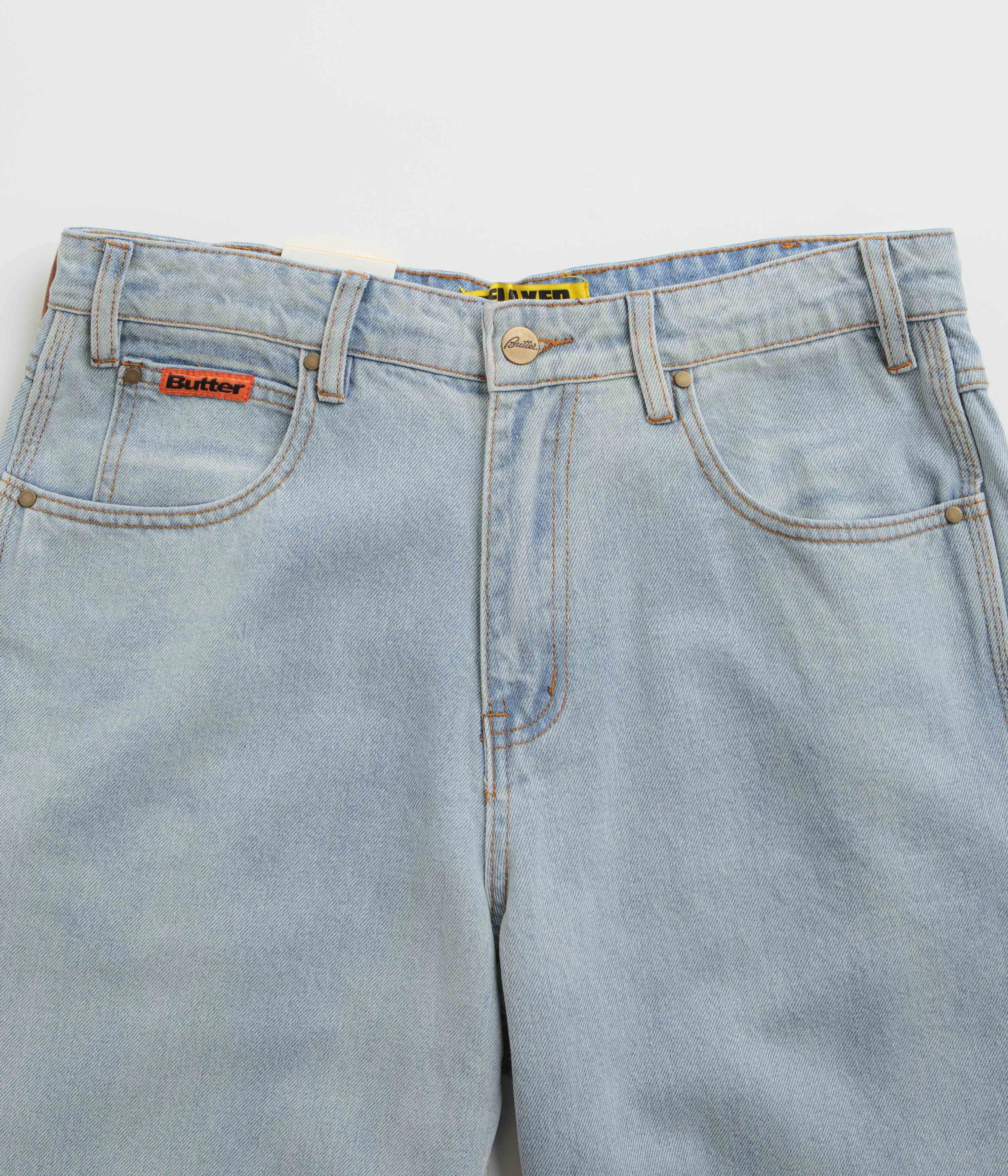 Butter Goods Relaxed Jeans - Light Blue / Blue Chic Comfort