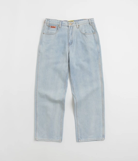 Thermal Regulating Smart Casual Butter Goods Relaxed Jeans - Light Blue / Blue
