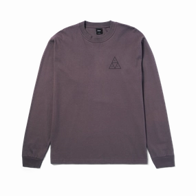 Huf Set Triple Triangle Longsleeve T-Shirt Fall Fashion Reinforced Elasticity