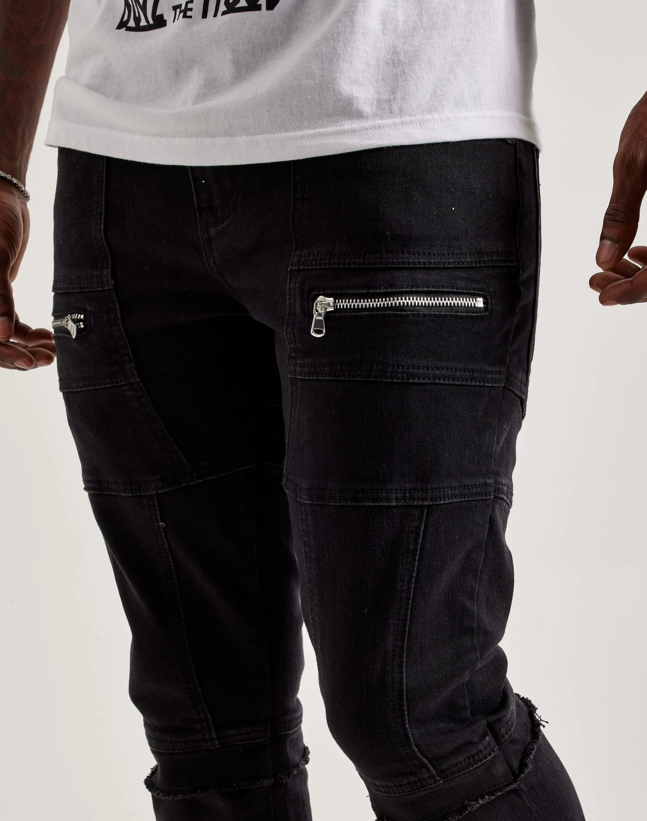Kilogram Zipper Pocket Moto Jeans Boho Light quick dry