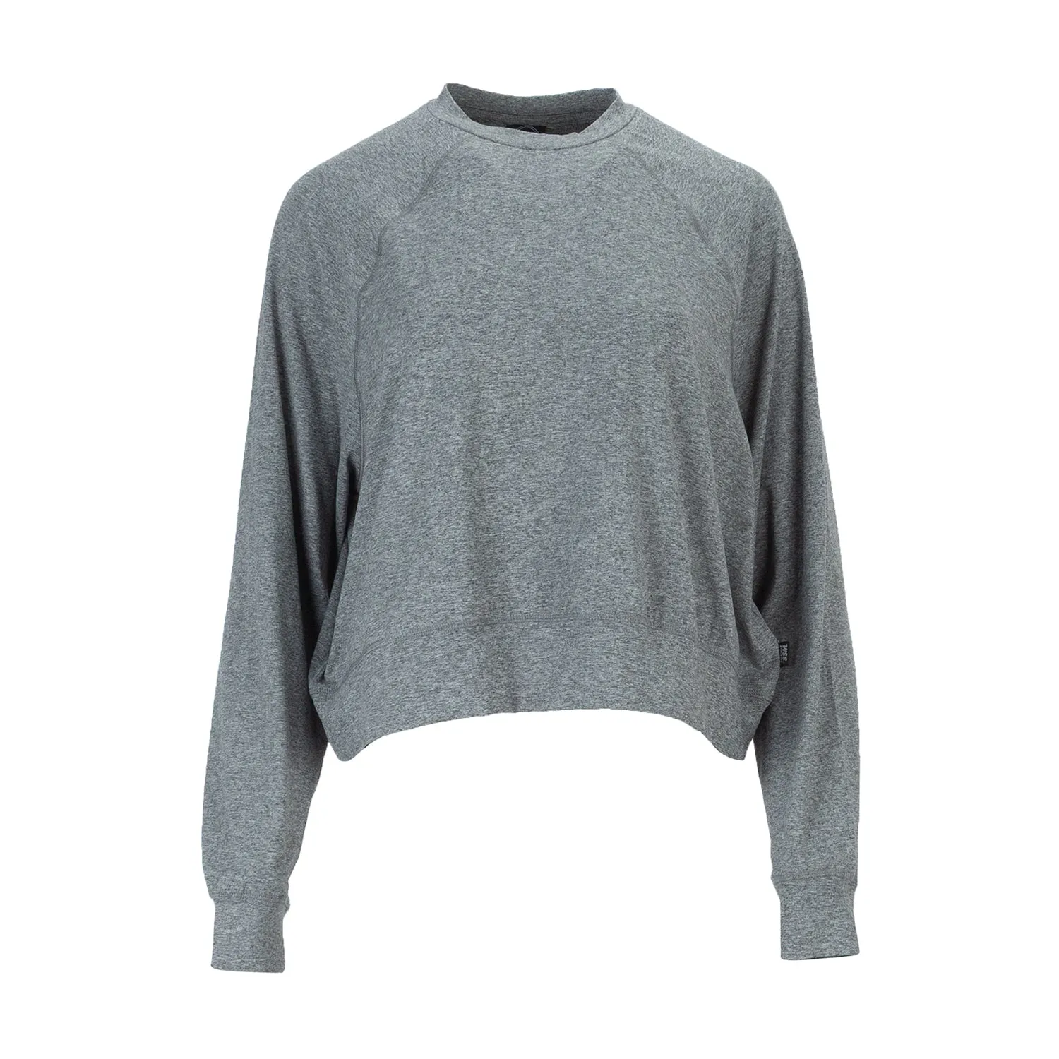 MultiPanelDesign TactileStitching Oversize Long Sleeve Top - Womens
