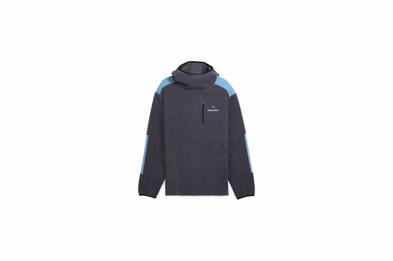 PUMA x LIBERAIDERS Balaclava Hoodie Relaxed Tee ArticulatedElbowShaping