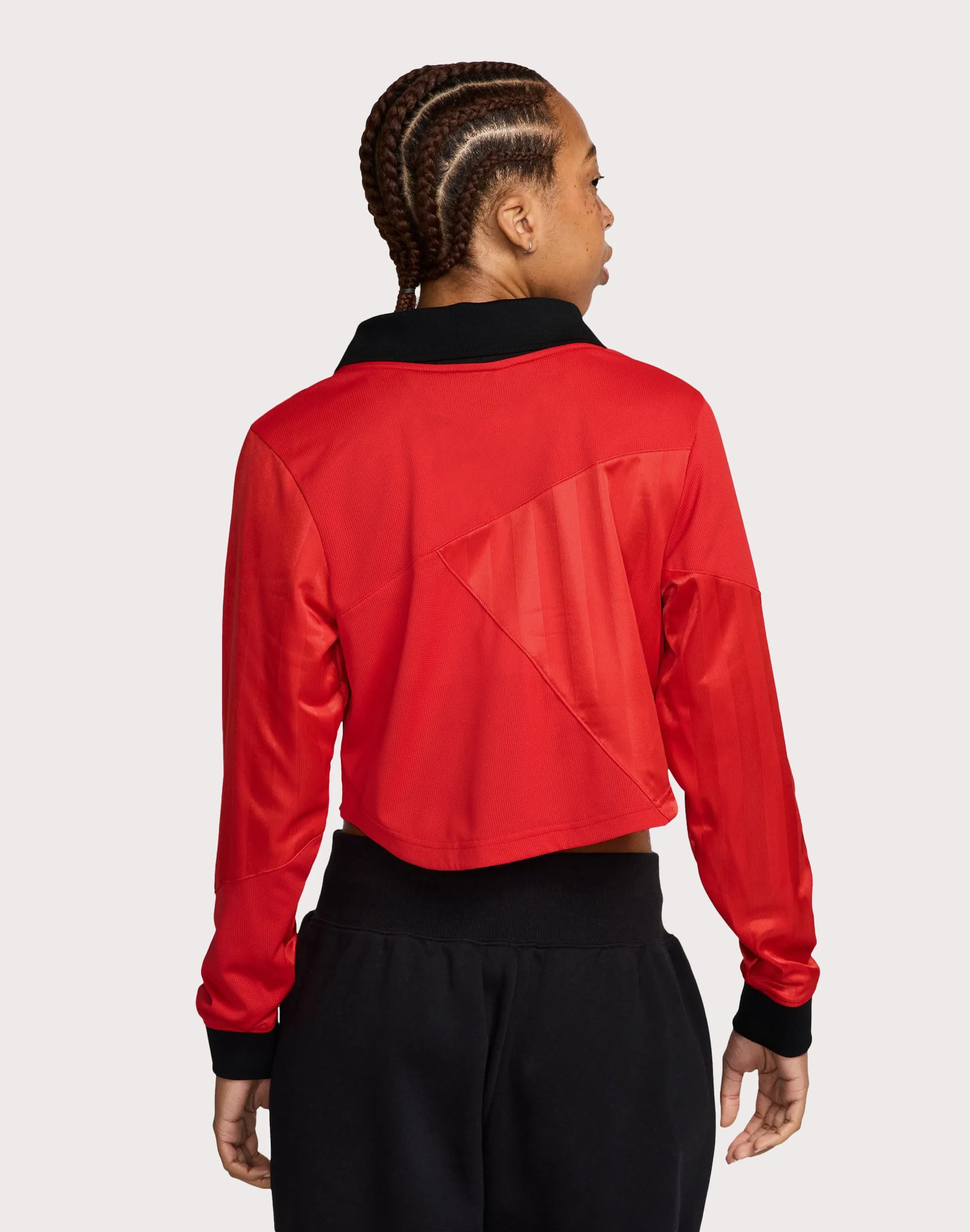 Nike Sportswear Street Long-Sleeve Crop Jersey Fame Glow