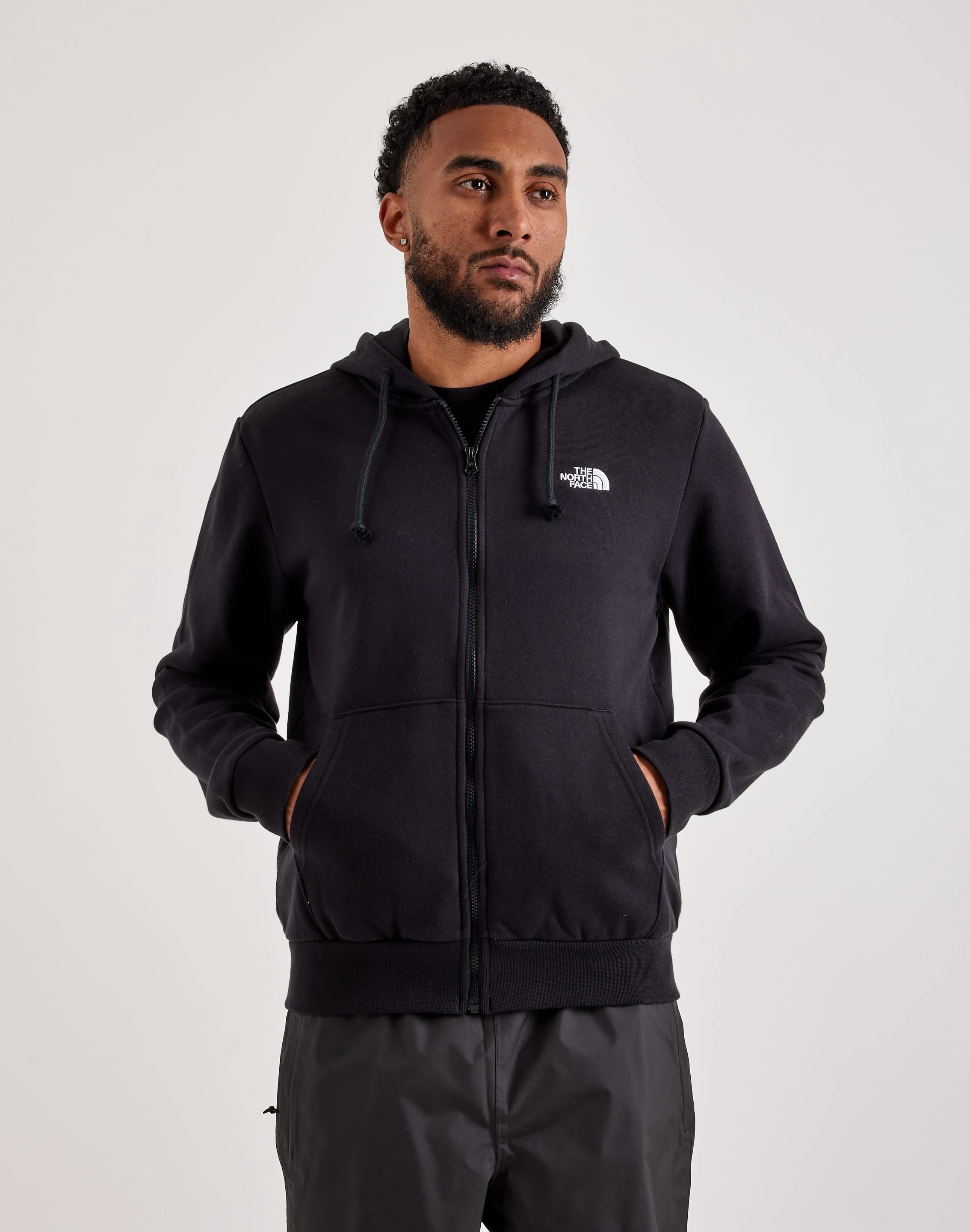 The North Face Evolution Full-Zip Fleece Hoodie Organic Cotton Certification Breezy Fit