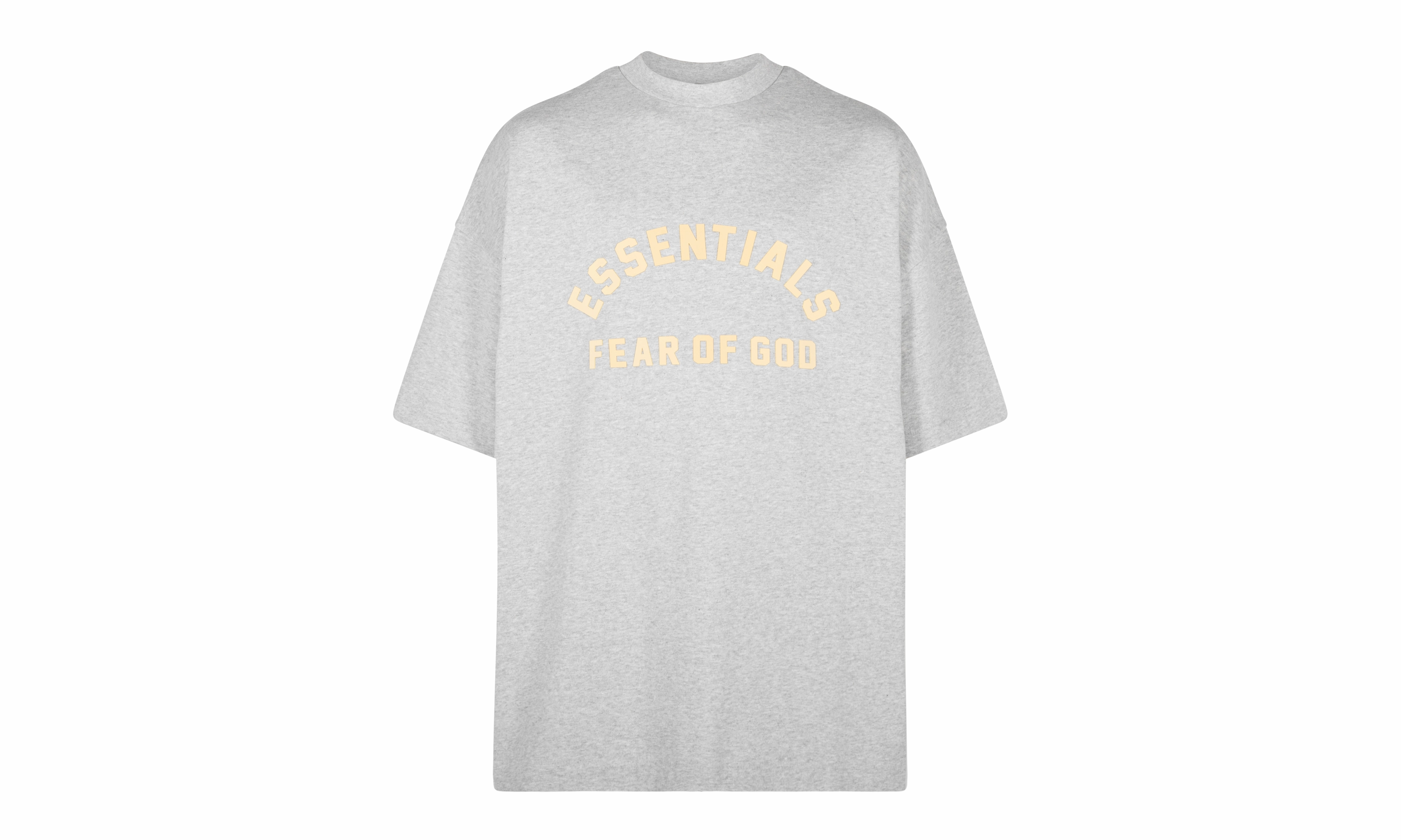FourWayStretch HEAVY JERSEY SS TEE "LIGHT HEATHER GREY"