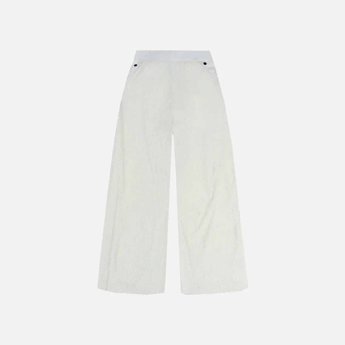Diamond Soul Rain Proof WMNS KOBE DETAILS PLEATED PANTS - WHITE