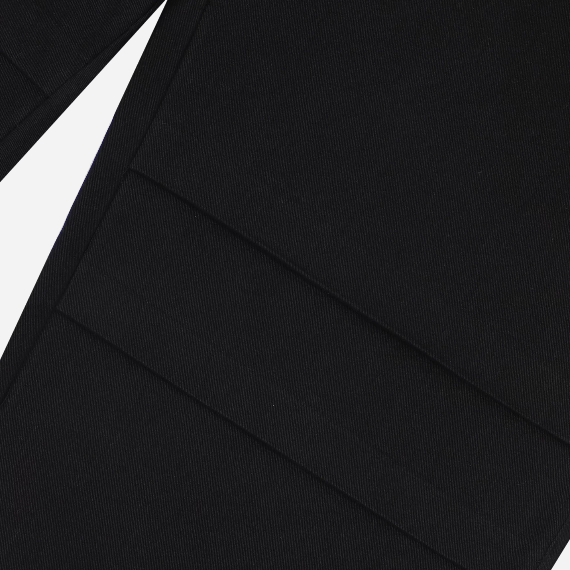 TensionAdjustedWaistband ALMOST GODS | CONSTRUCTED TWILL PANTS { BLACK