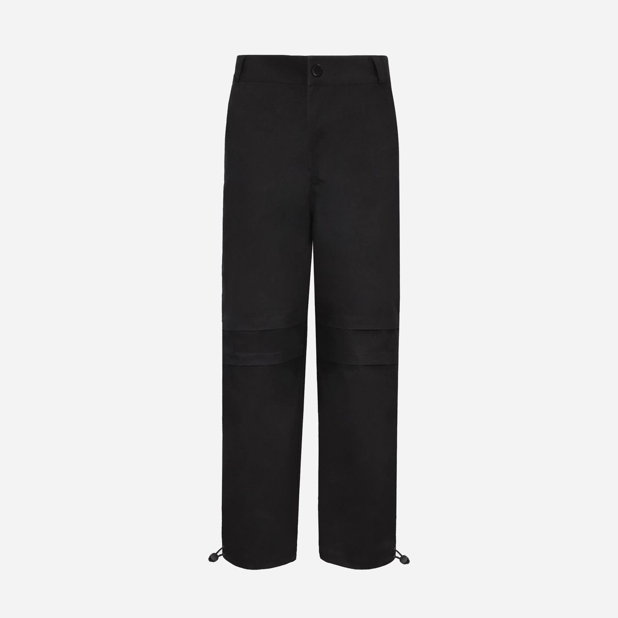 FadeResistant Dye Easy Wash ALMOST GODS | CONSTRUCTED TWILL PANTS { BLACK