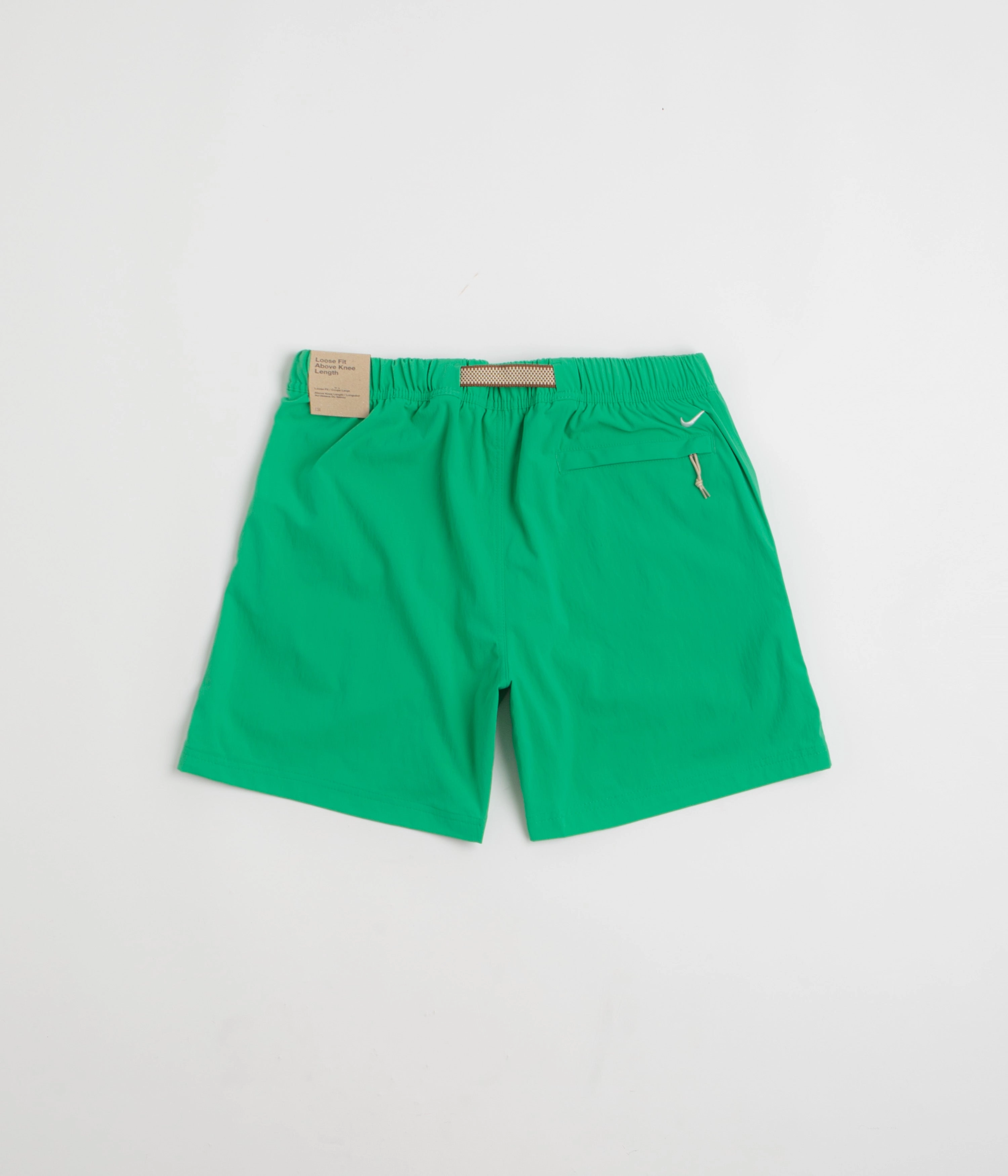 Nike ACG Hiking Shorts - Stadium Green / Summit White High Rise Waist ReflectiveAccents