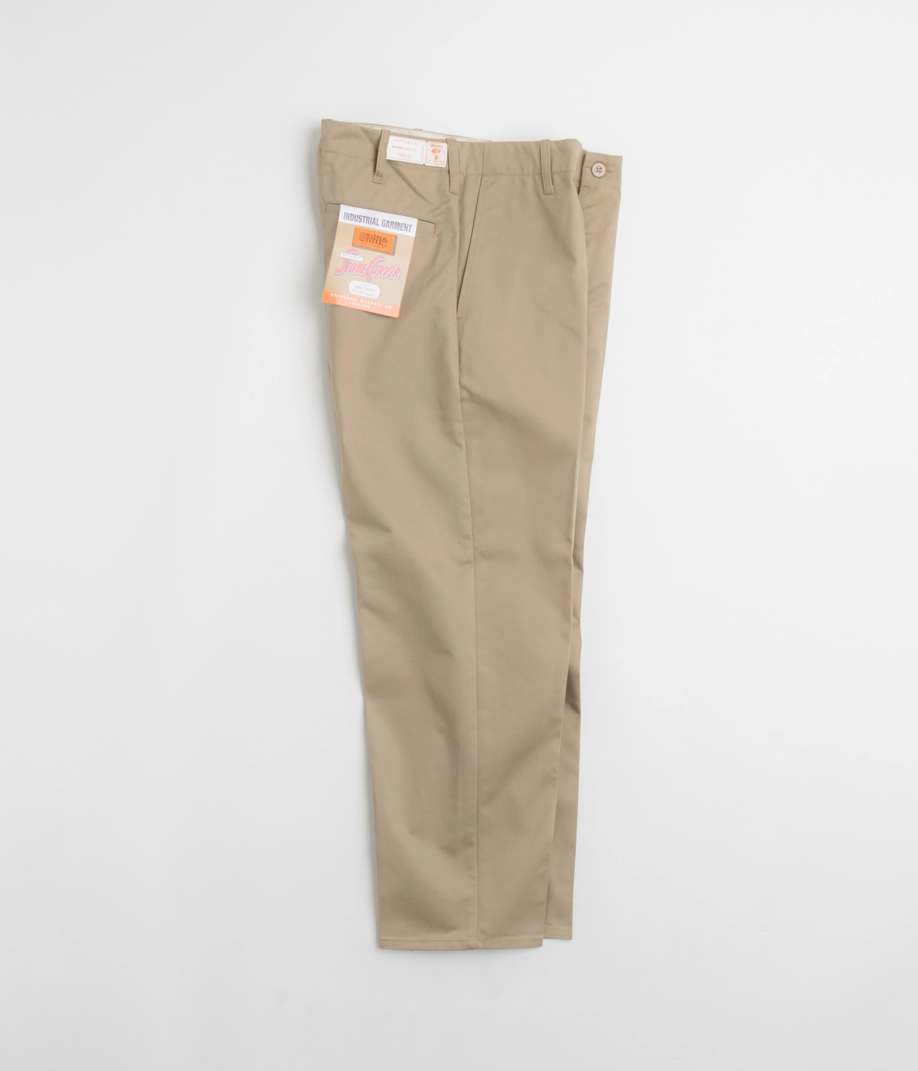 Universal Overall Type.03 Standard Pants - C Beige Non Irritating Tags Minimal Look