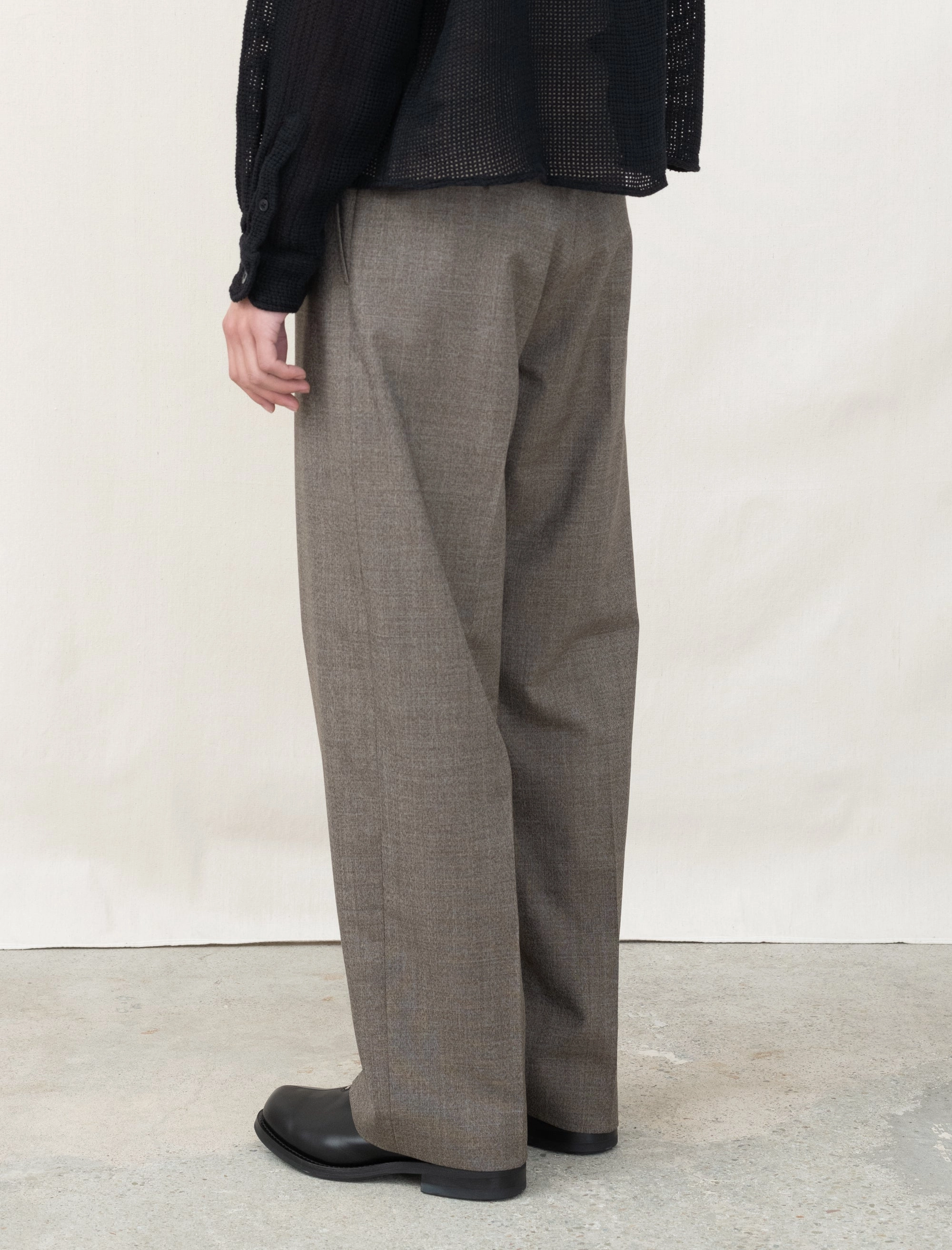 Classic Elegance Tangle Free Cuffs Service Trousers (Light Brown)