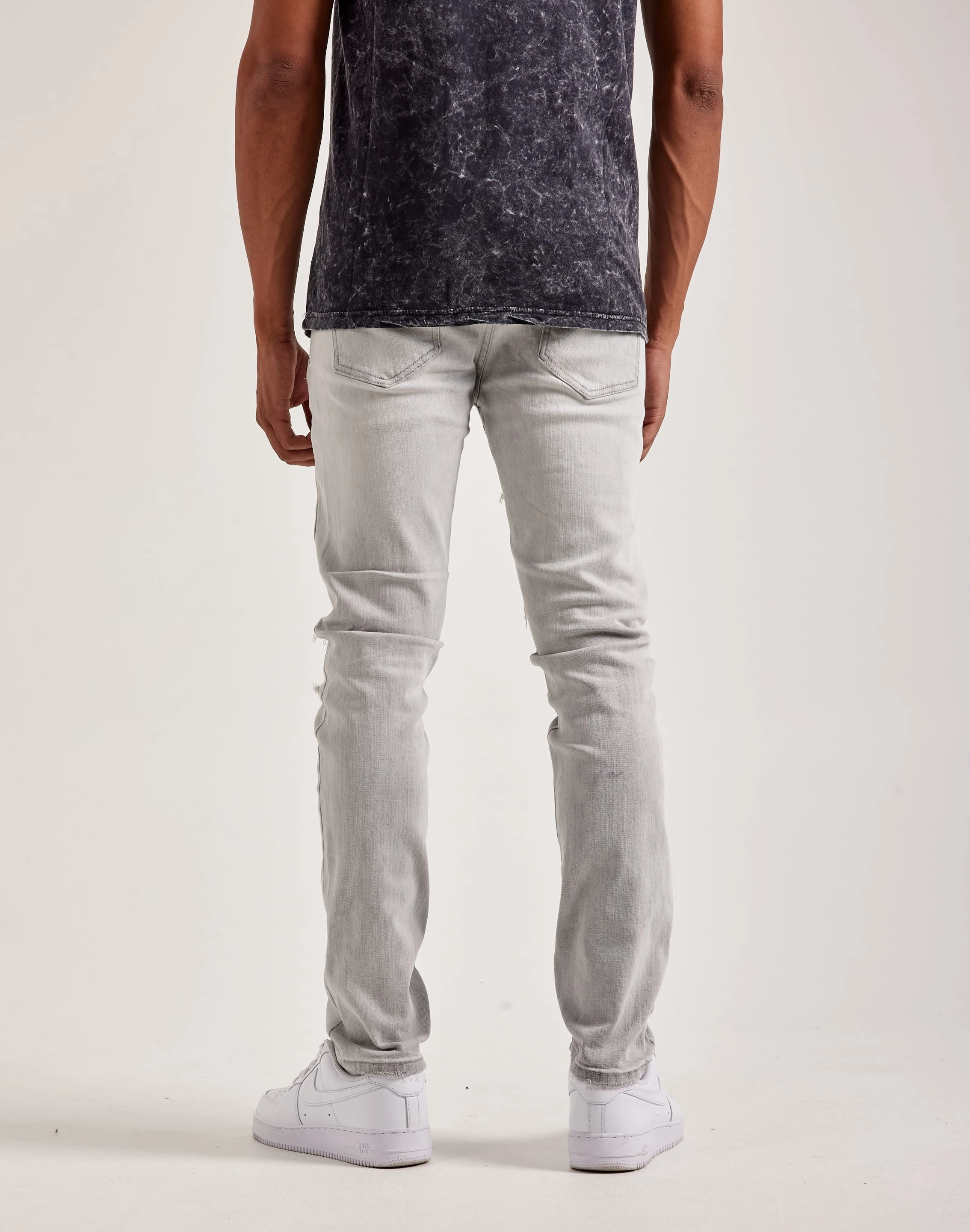 WAIMEA Skinny Rip & Repair Denim Jeans Global Cool