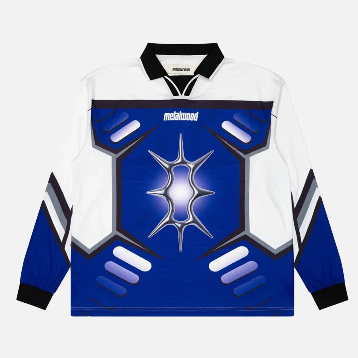 Boho Light X-GAMES LS JERSEY - WHITE / BLURPLE