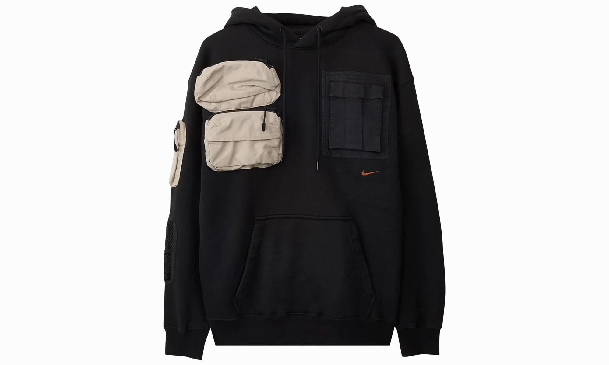 X CACTUS JACK BY TRAVIS SCOTT UTILITY HOODIE "Black"