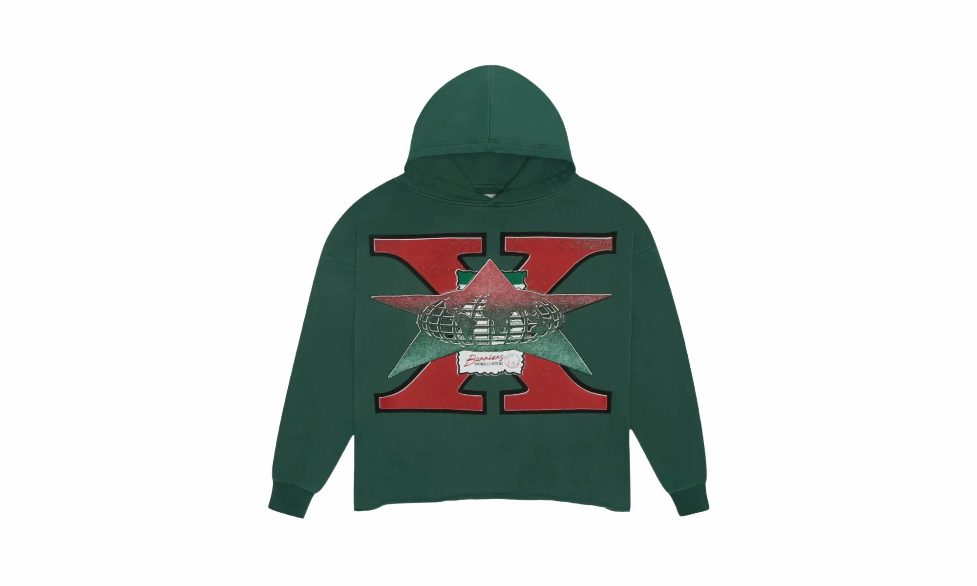 X Essential Hoodie "Green"