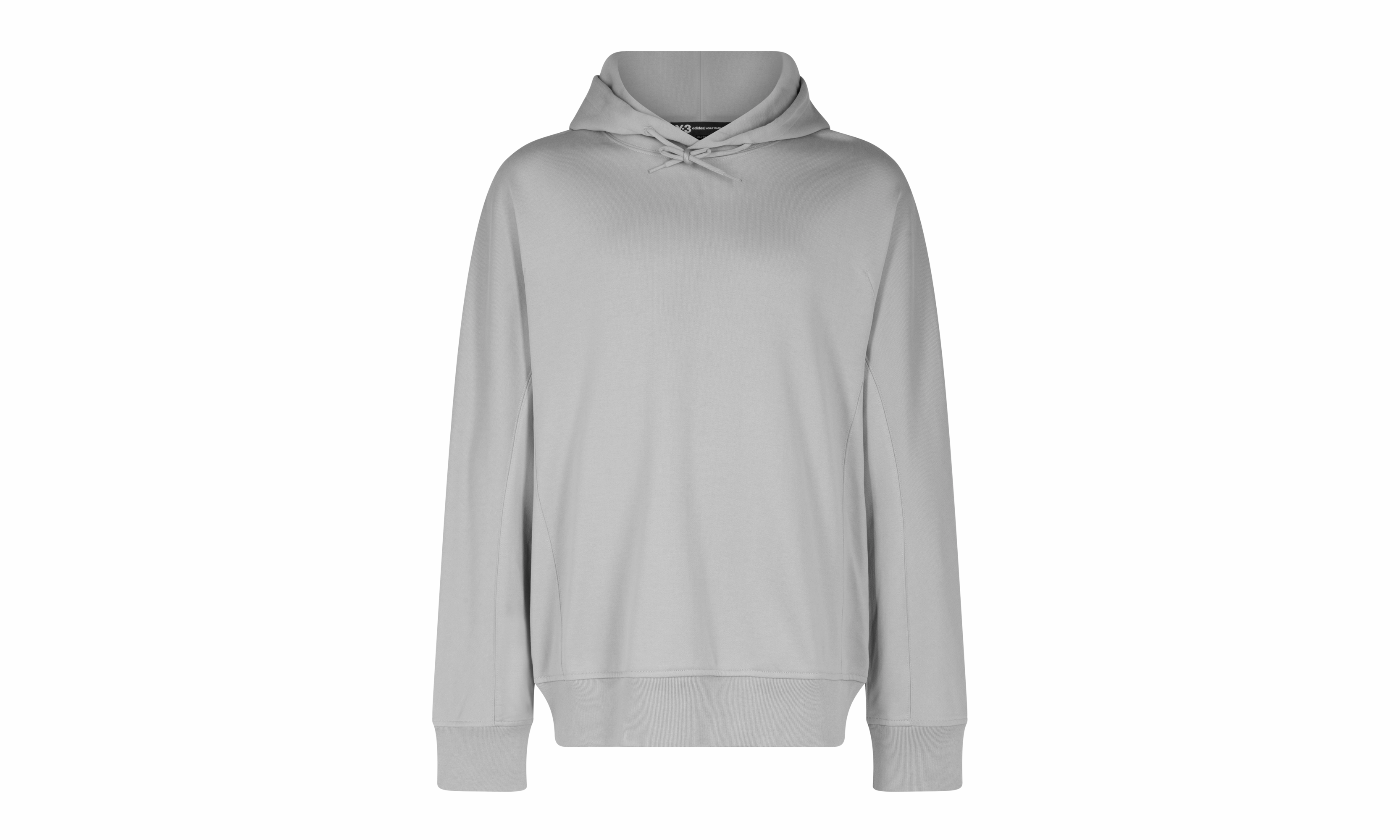 Y-3 Logo Printed Hoodie "GREY"