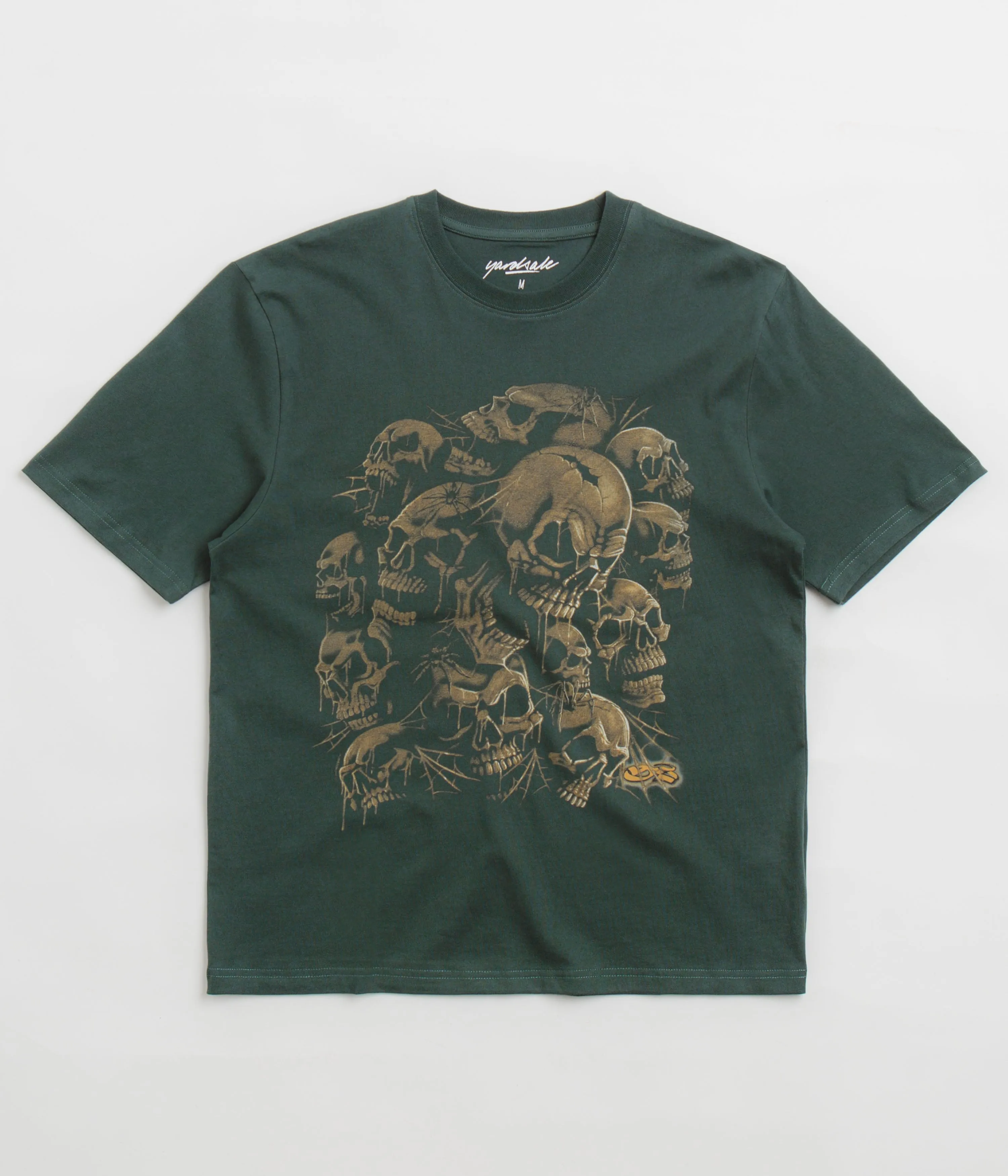 Yardsale Crypt T-Shirt - Dark Green Bio Washed Softness