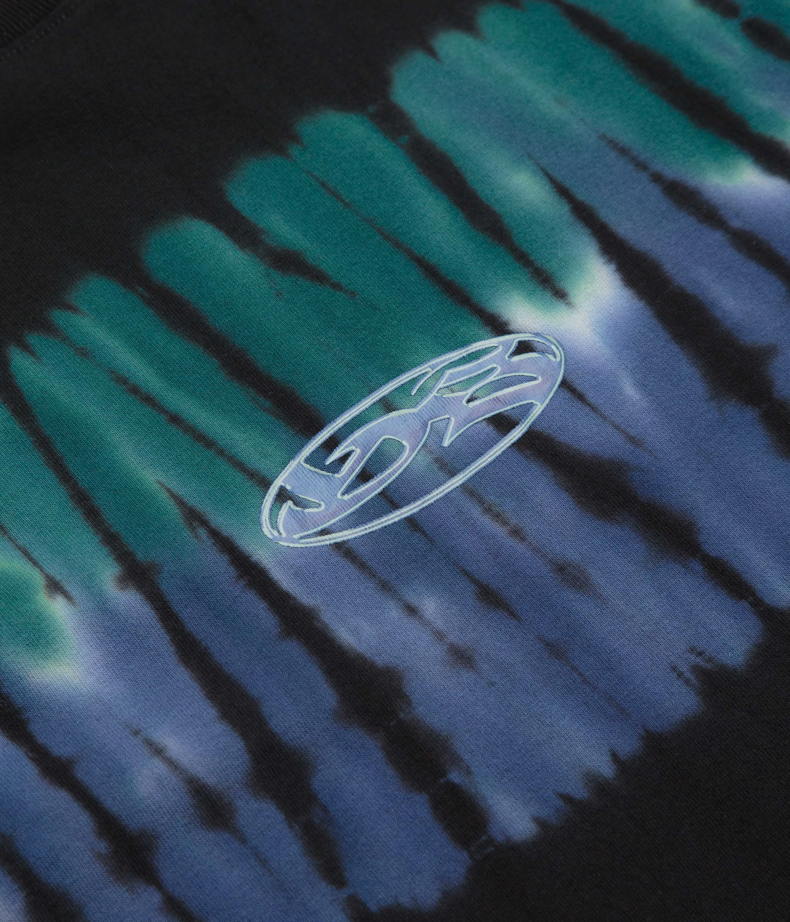Yardsale Tie Dye T-Shirt - Black Flats