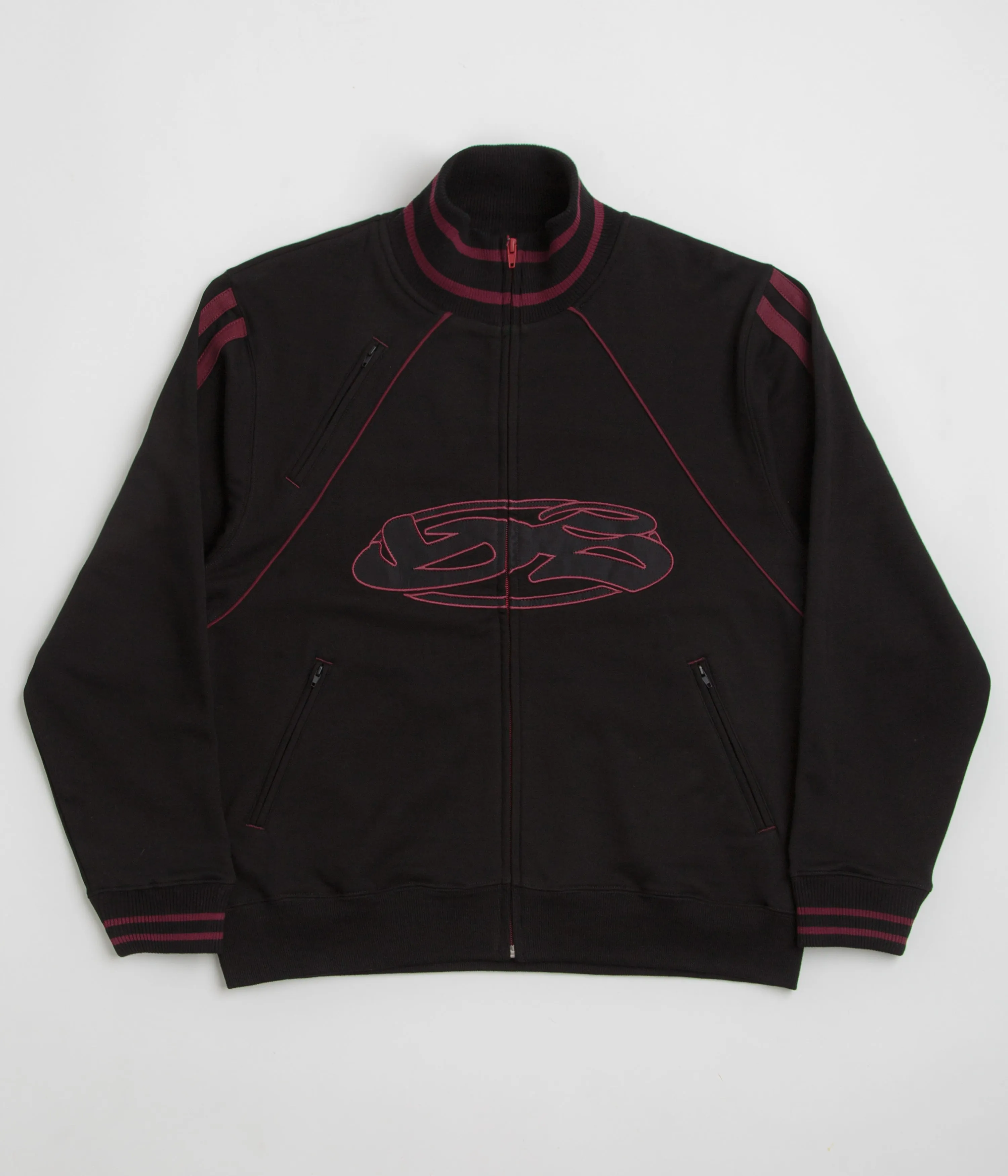Silk Minimal Look Yardsale YS Authentic Full Zip Sweatshirt - Dark
