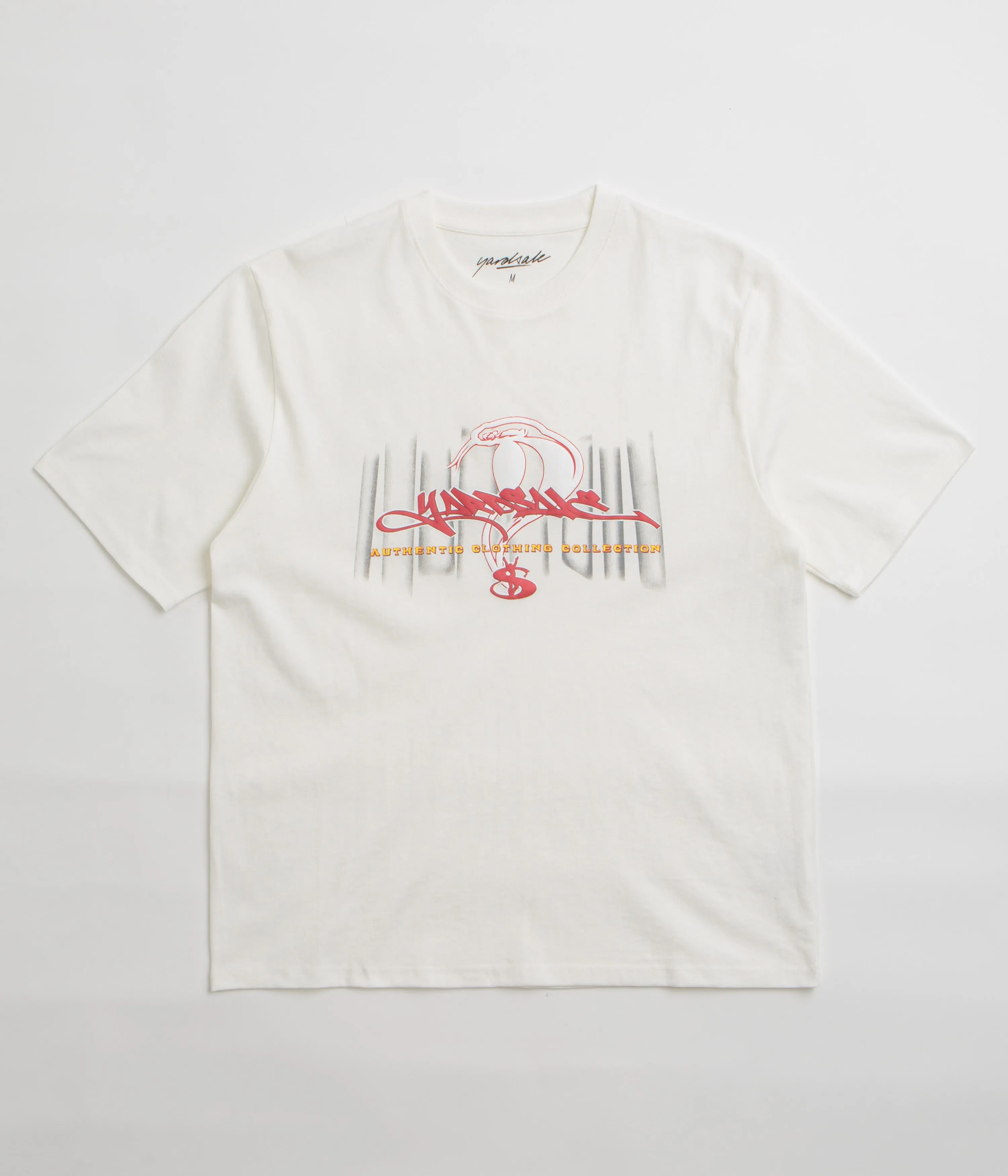 Yardsale YS Authentic T-Shirt - White A-line silhouette swimming venue