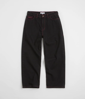 Work Essential Premium Quality Yardsale Phantasy Jeans - Black / Red