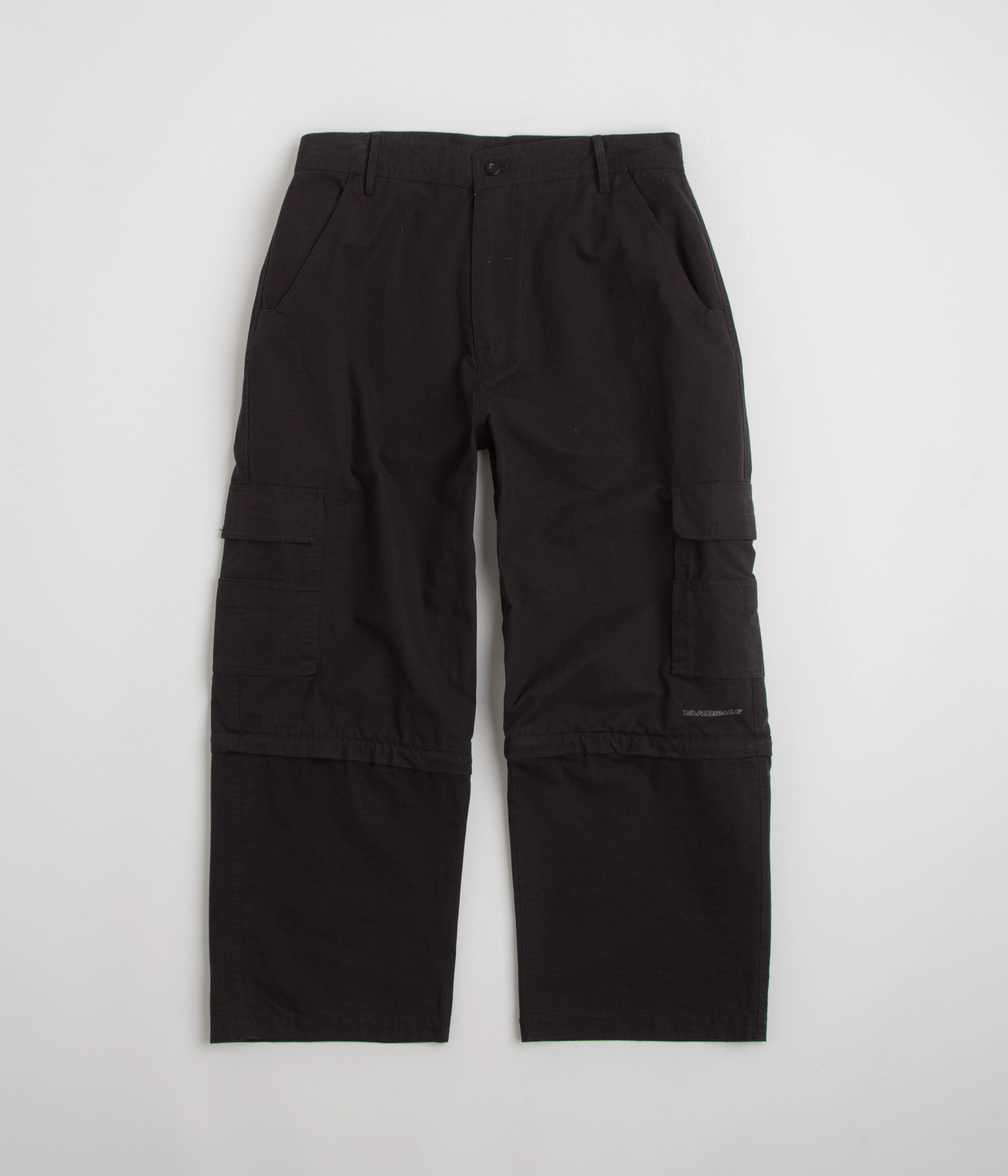 Yardsale Phantasy Ripstop Pants - Black Linen blend Customizable length
