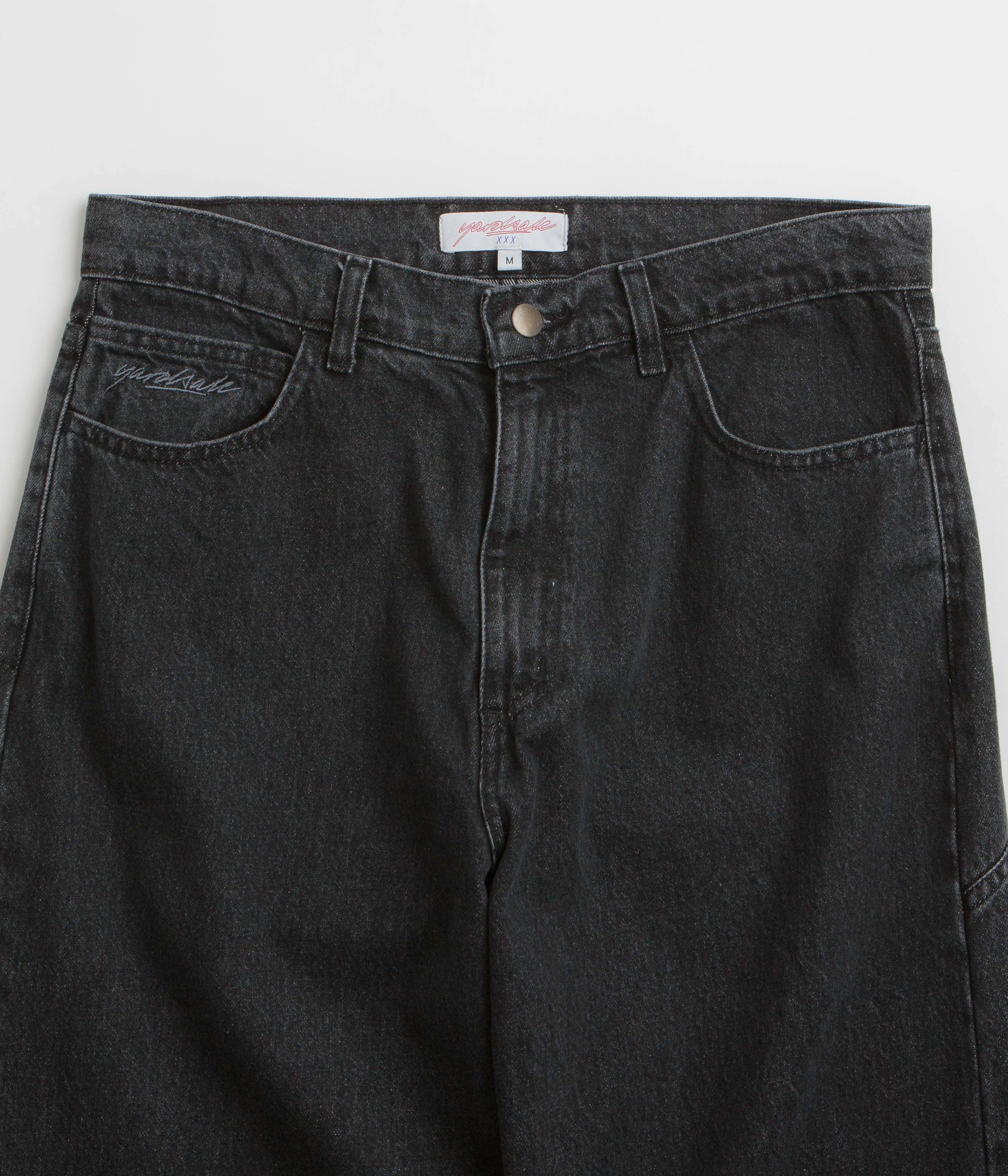 All Occasion Stretch Fit Yardsale Slub Stain Phantasy Jeans - Black