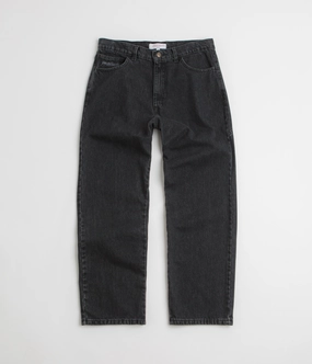 Yardsale Slub Stain Phantasy Jeans - Black Active Stretch Flexible Wear