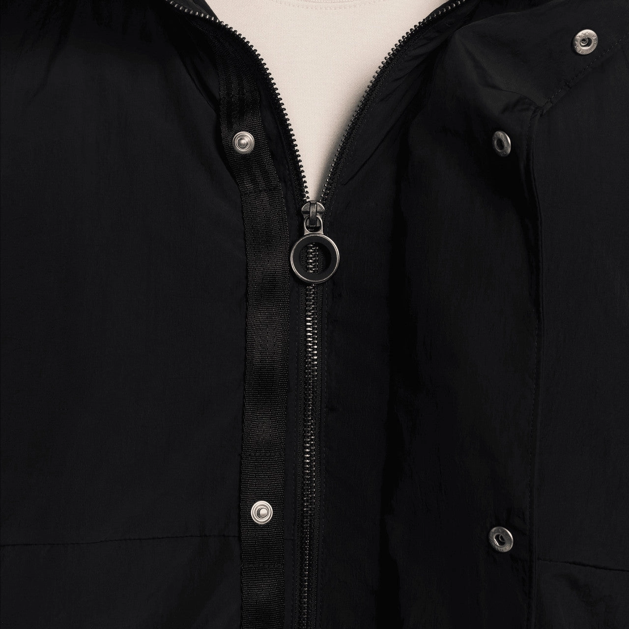 Tech Jacket Windproof Shield Reflective details