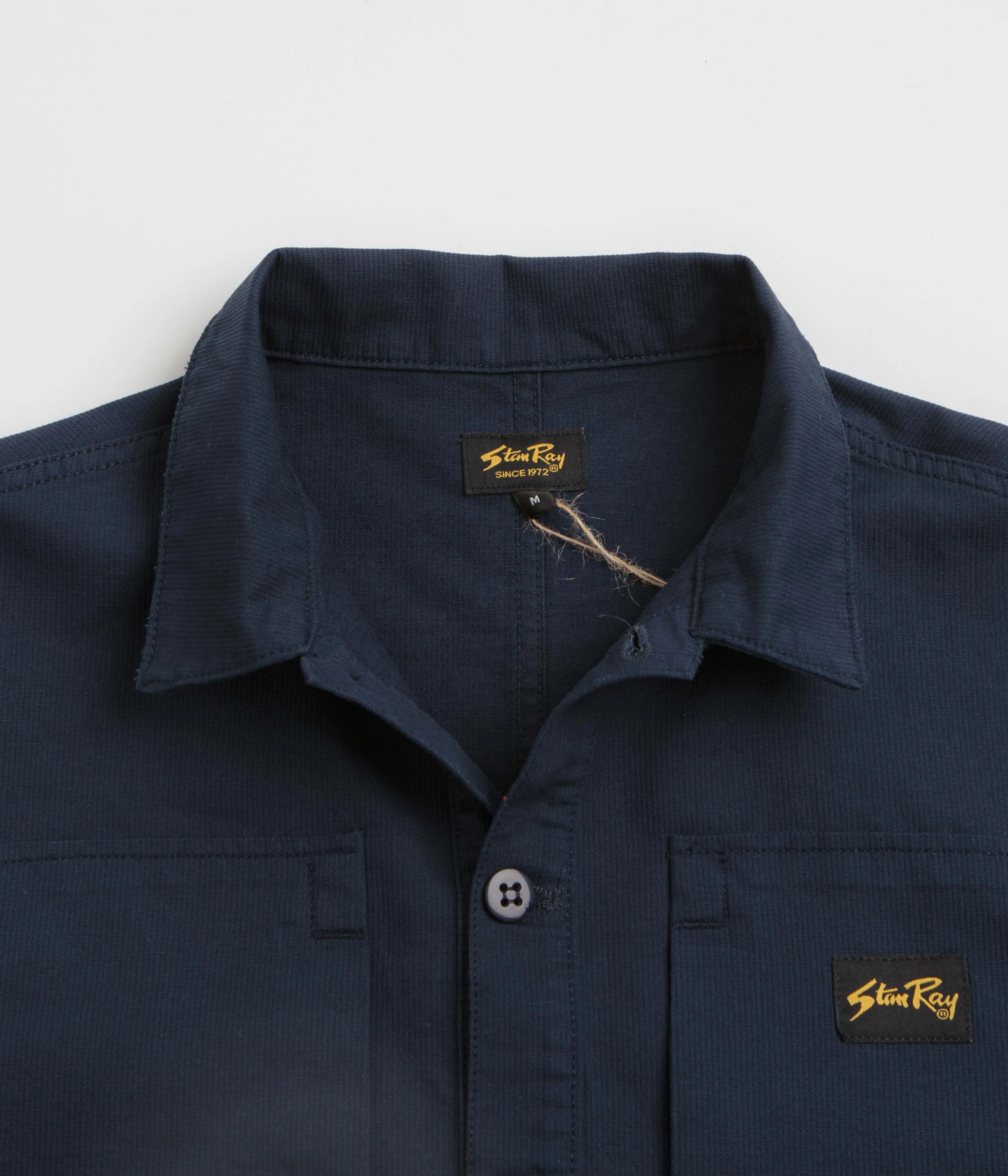 Stan Ray Painters Pop Over Shirt - Navy Bedford Luxurious Feel